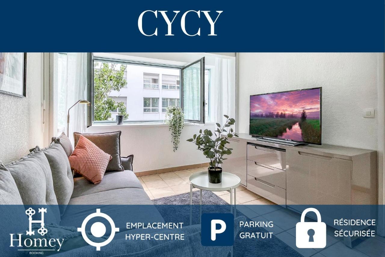 Homey Cycy - New / Free Parking / Hyper-Centre / Proche Geneve Annemasse Exteriör bild